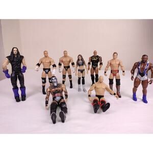 2011-12 WWE Wrestling Figure Lot Of 9